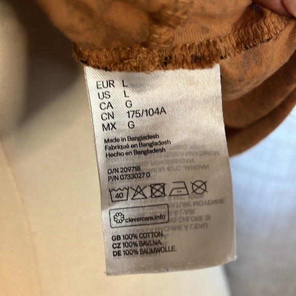 H&M cotton cheetah print tee - Picture 3 of 5